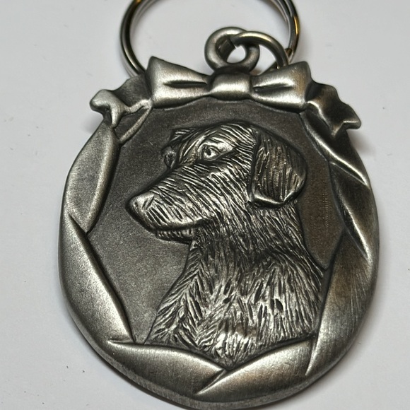 Avon pewter dog keychain family favorites keychain 1994 - Picture 2 of 6